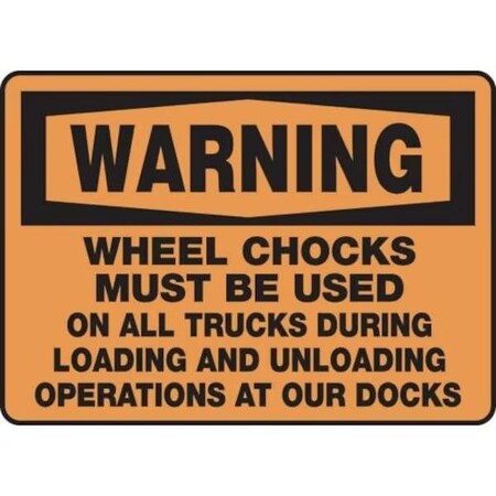 Accuform OSHA WARNING Safety Sign WHEEL MTKC303XV MTKC303XV